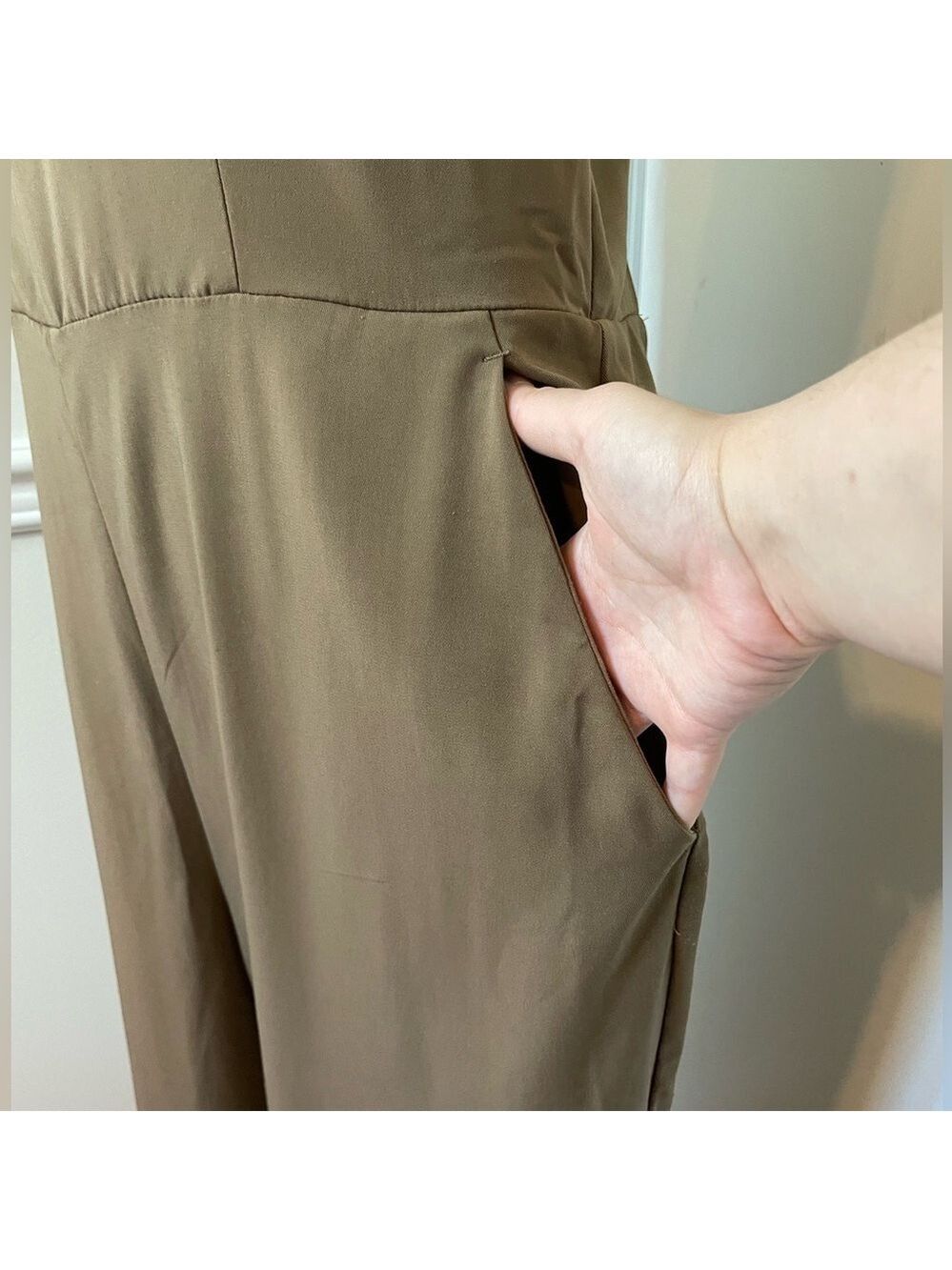 Dynamite Dakota Tie Back Jumpsuit XL - Picture 11 of 15